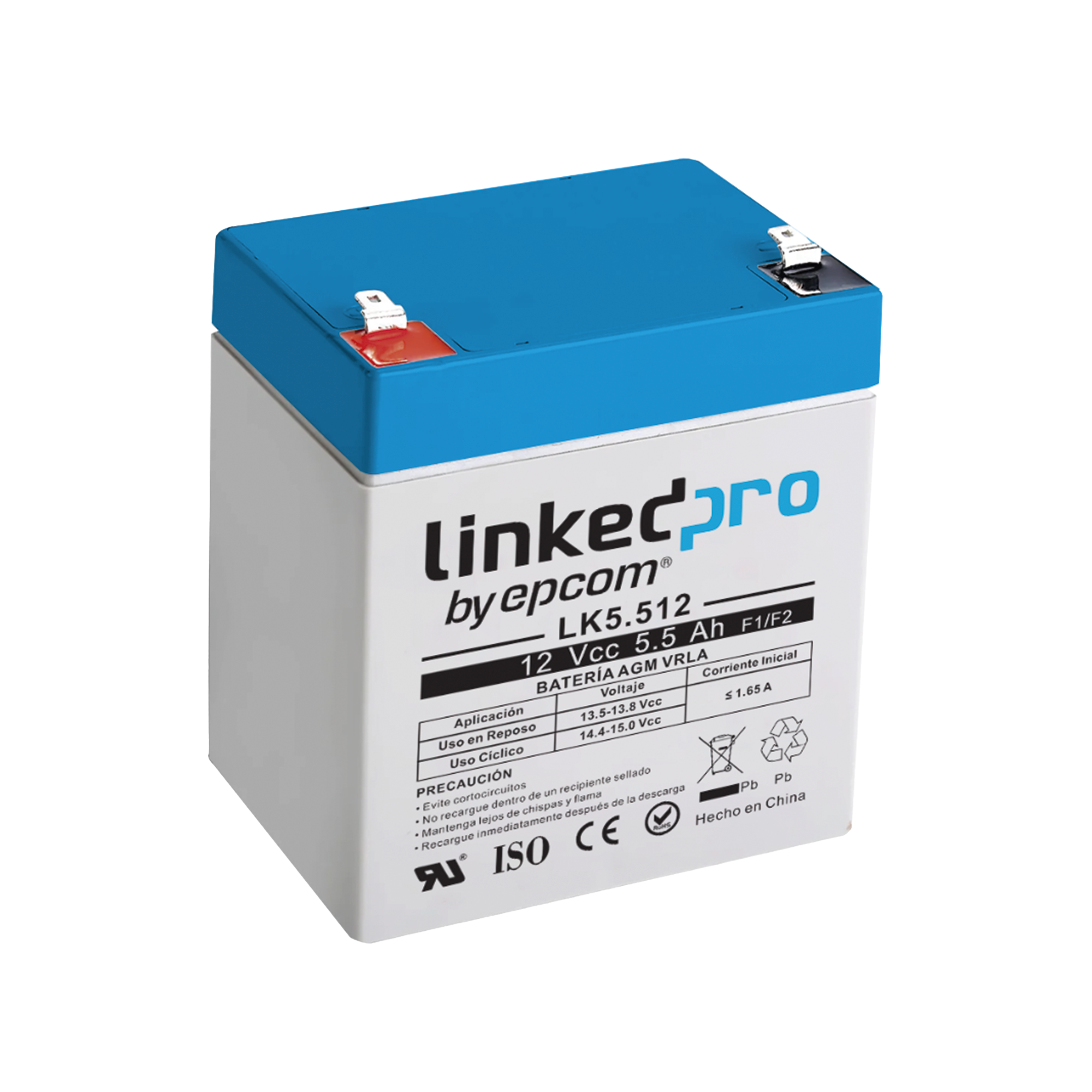 Batería 12V 5.5Ah UL AGM