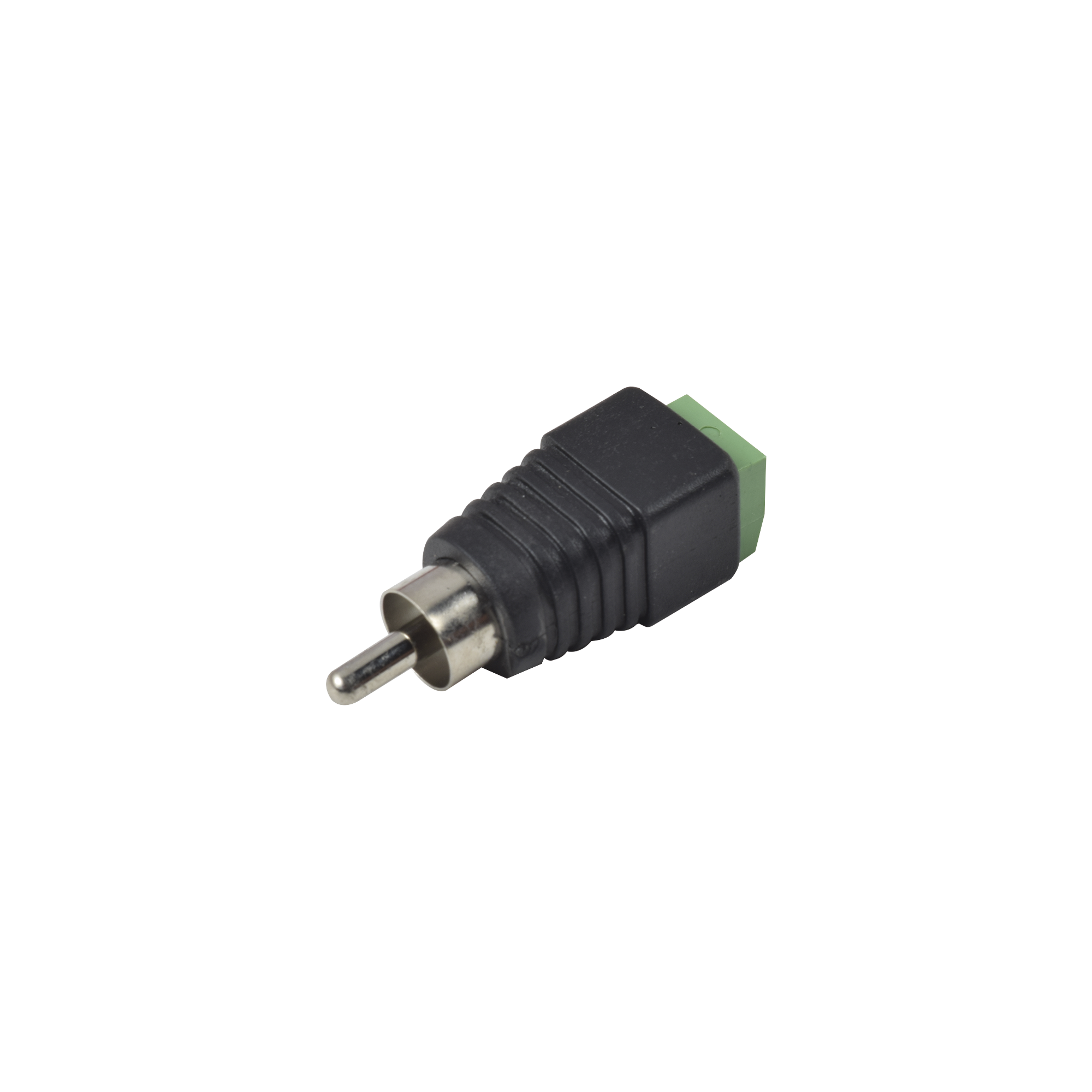 Adaptador RCA Macho Jack Polarizado para Video y Audio