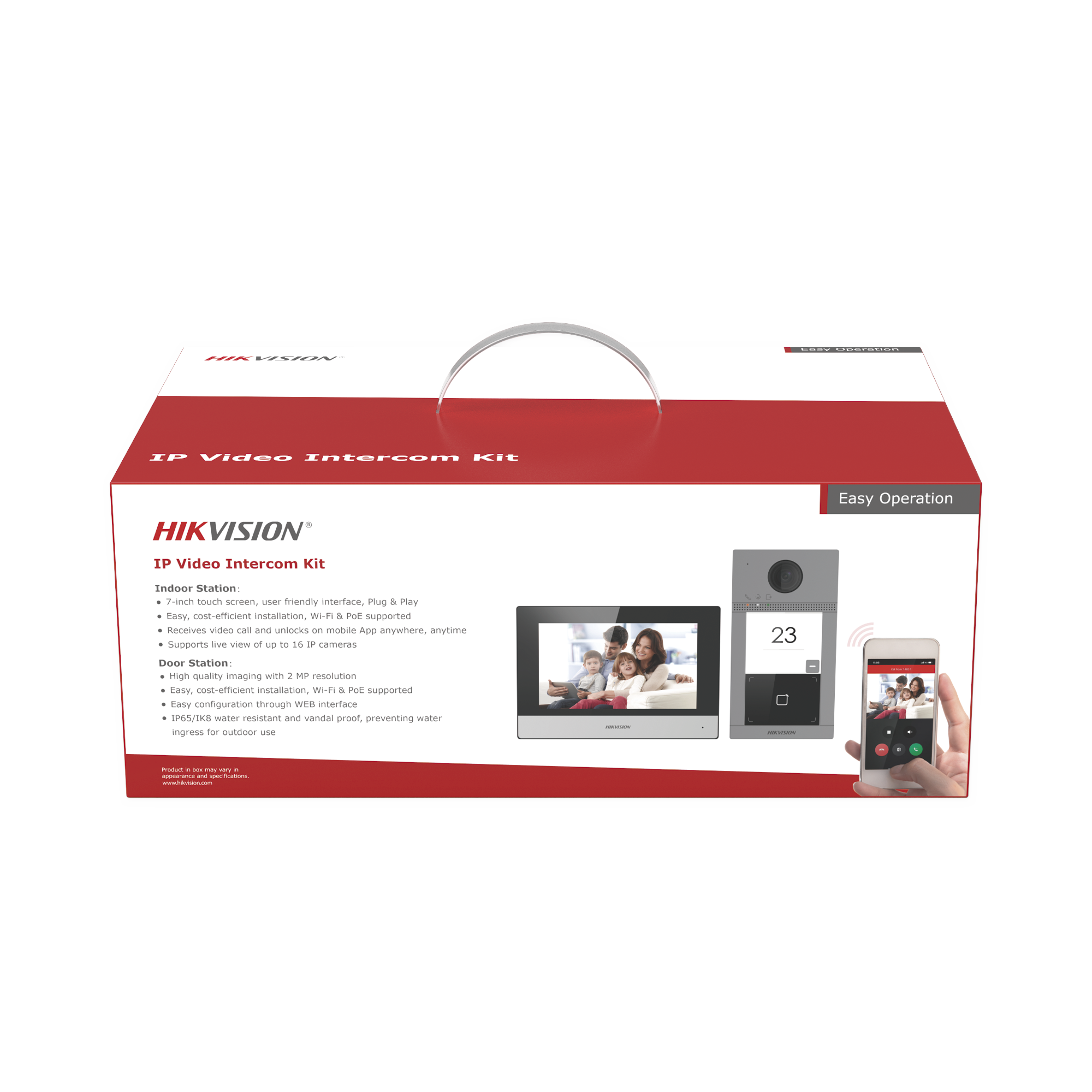 Kit Videoportero IP PoE Estándar Hik-Connect