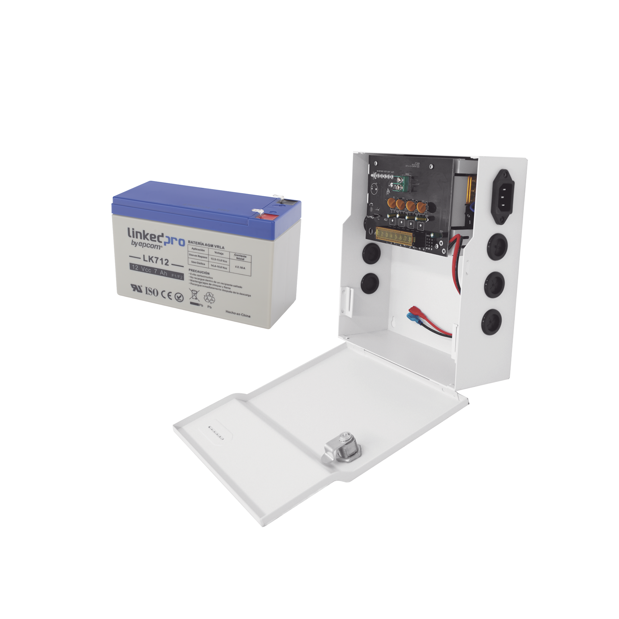 Kit Fuente PLK12DC4ABK con Batería LK712